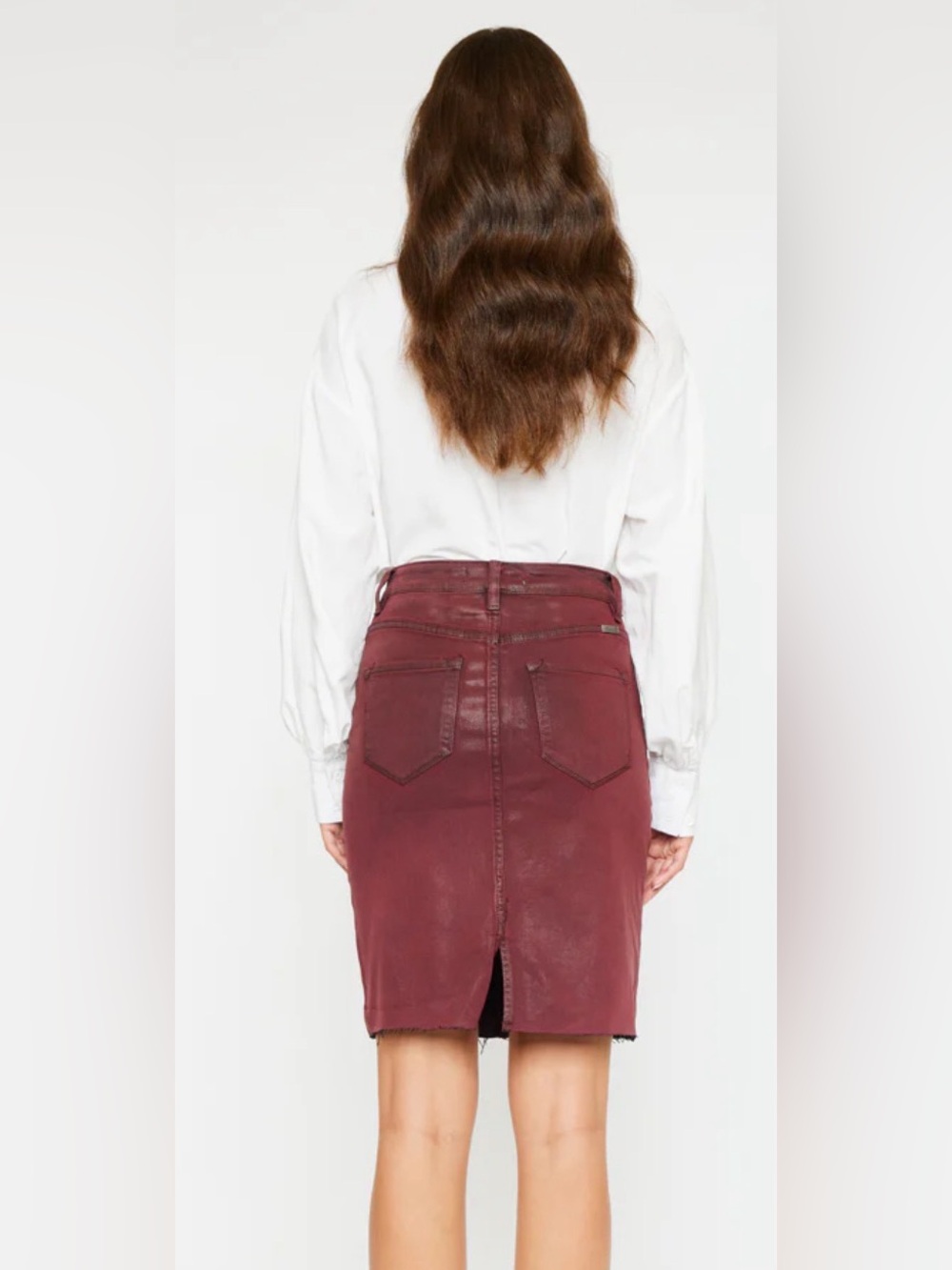 Kancan Los Angeles Jeans Wax Denim Skirt M
